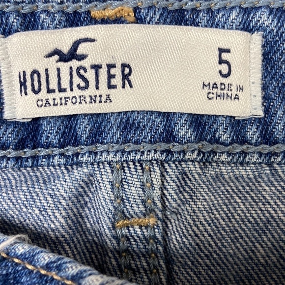 Hollister Women’s Ultra High-Rise Denim Jean Skirt Size 5 - Picture 3 of 12